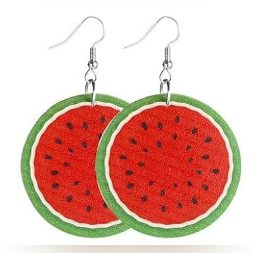 3/ $15 Brand New Faux Leather Earrings
